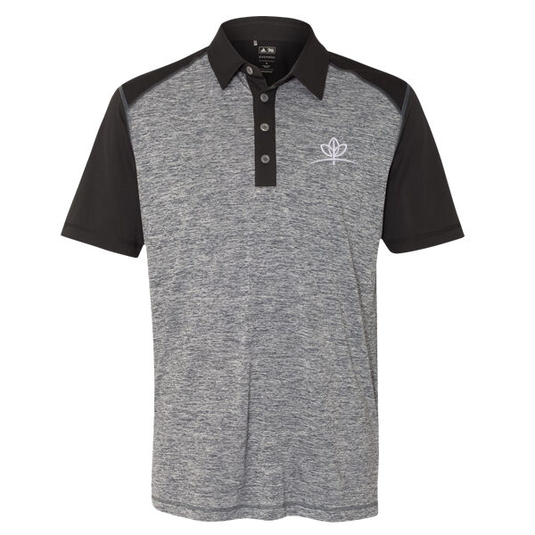 Embroidered - Men's Heather Block Polo Thumbnail